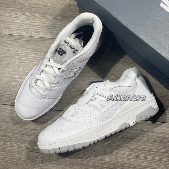 New Balance 550 White Grey Classic - Picture 5 of 9